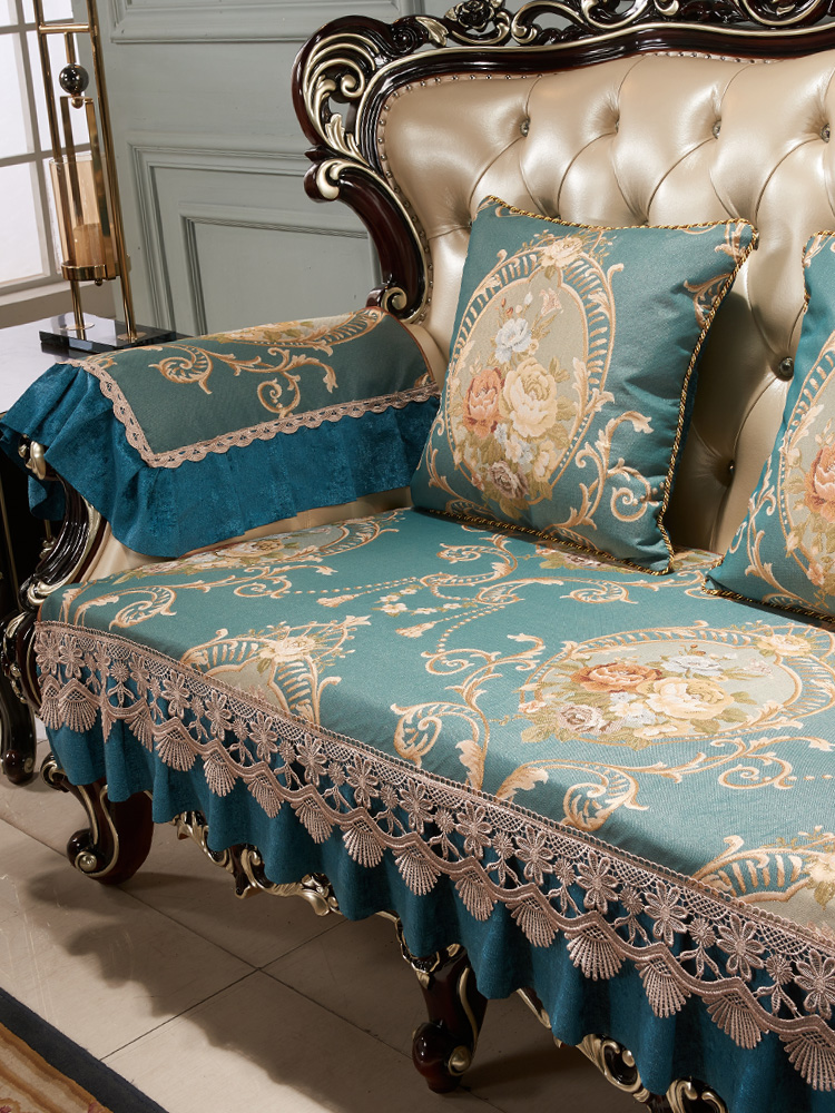 Eurostyle sofa cushion upscale luxury non-slip Four Seasons universal cloth art Guido Cushion Set As American Leather Sofa Cover