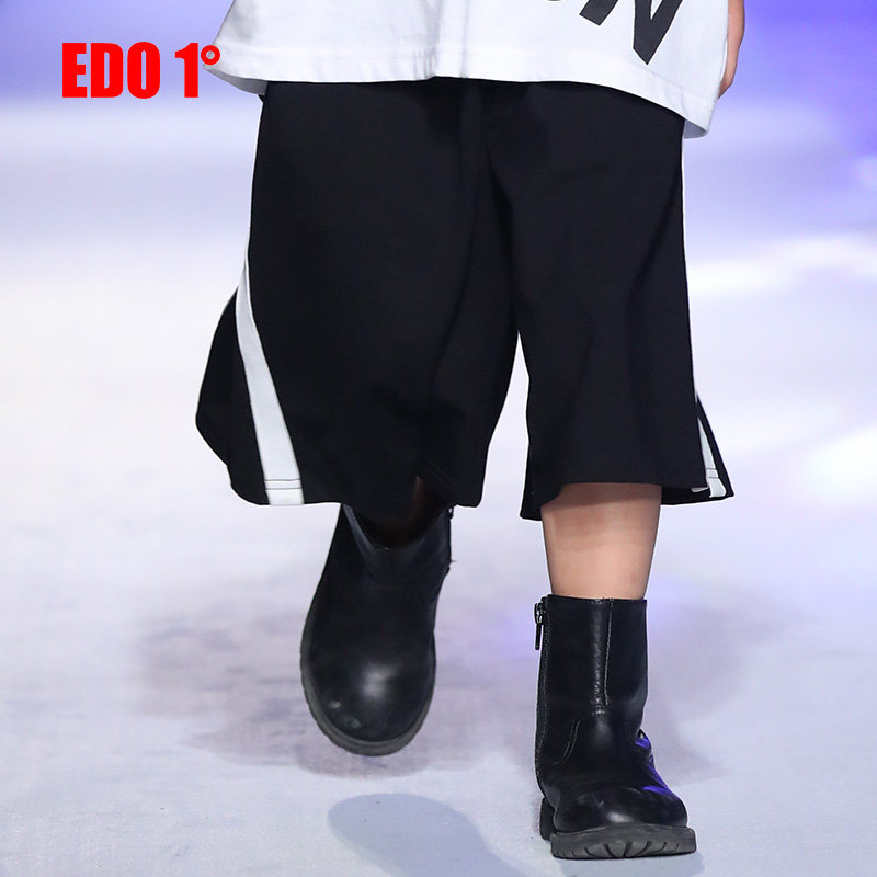 edo1 Once Child Clothing 2020 Young Children Summer Clothing Men Girl Casual Fashion Pants Children Summer Casual Mid Pants Tide