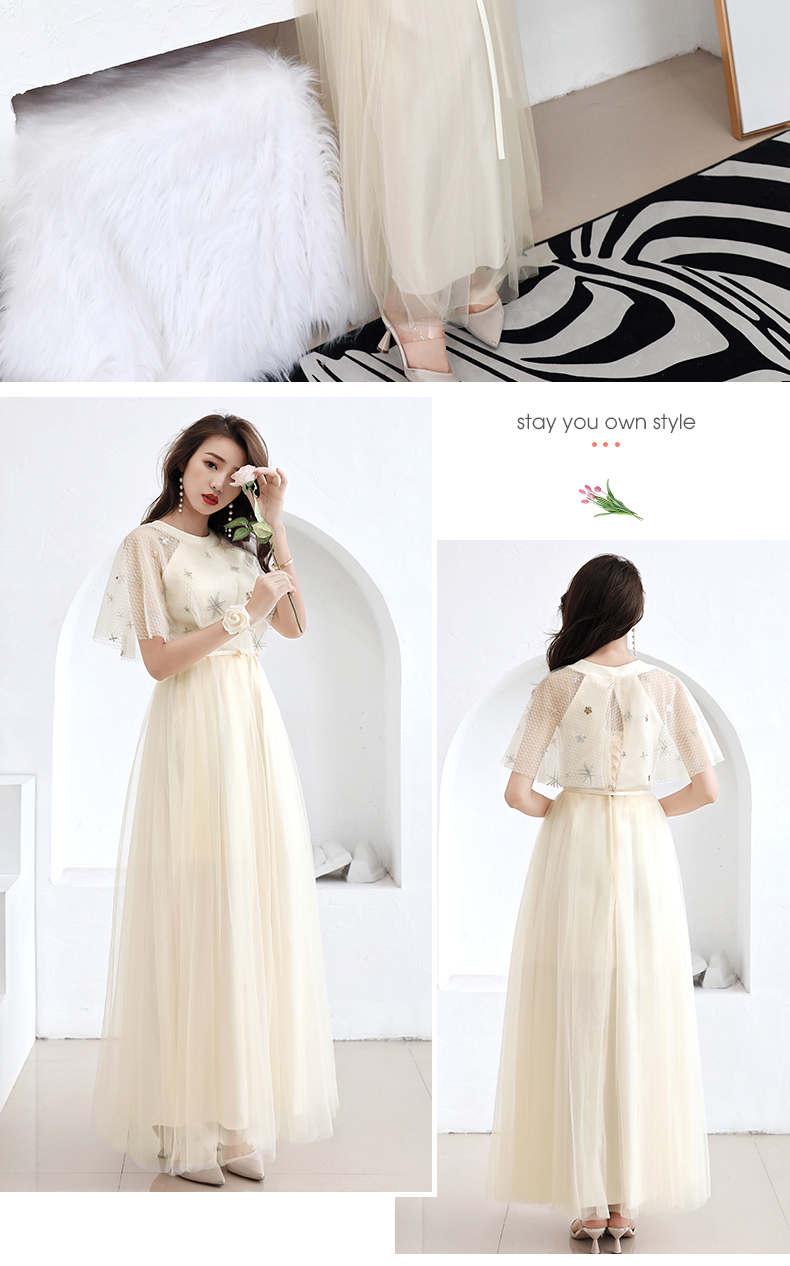 Robe de soirée manchon de cloche - Ref 3212739 Image 22