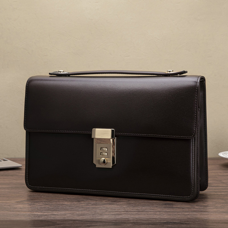 2021 new men's hand holding bag handbags Bull Leather Large Capacity Business Leather Bag Casual Handbag Men's Hands