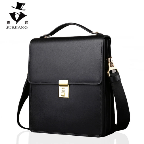 Кожаная портативная сумка на одно плечо, сумка через плечо, вместительная и большая барсетка