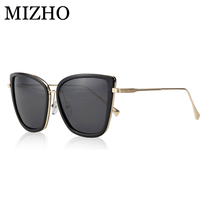Magnesium made fashion cats eye big frame brand HD polarized driving sunglasses Womens counter quality reflective sunglasses