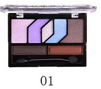 Ultra fine powder to fix makeup lasting COLORBOX summer flower quintet 7 color eye shadow brow powder 