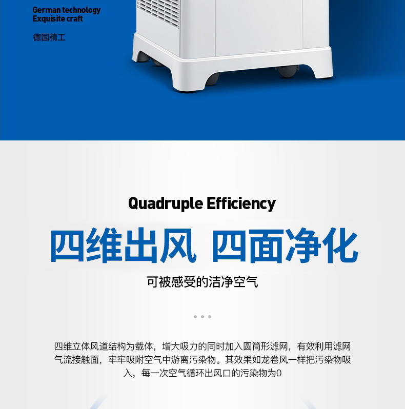 máy lọc bụi không khí TIPON Đức Máy lọc không khí Hanlang hộ gia đình ngoài việc loại bỏ khói formaldehyd pm2. các loại máy lọc không khí