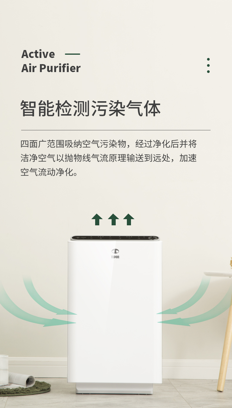 德国汉朗 主动式六层过滤 负离子空气净化器 图27