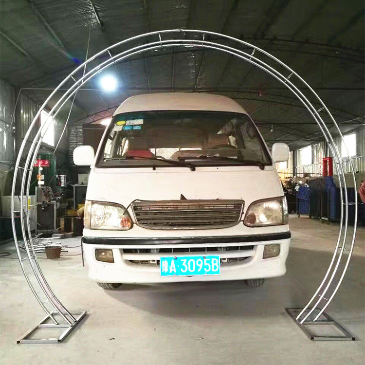 New European-style wrought iron arch cherry blossom flower gate garden decorative flower stand wrought iron gardening climbing rattan flower stand support custom