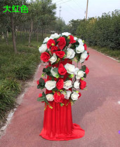 New road guide wedding opening celebration flower basket Wedding road guide lifting road guide road guide flower