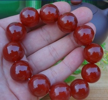Brazilian 5A grade red agate bracelet crystal for men and women zodiac year cylindrical red bracelet with string millet
