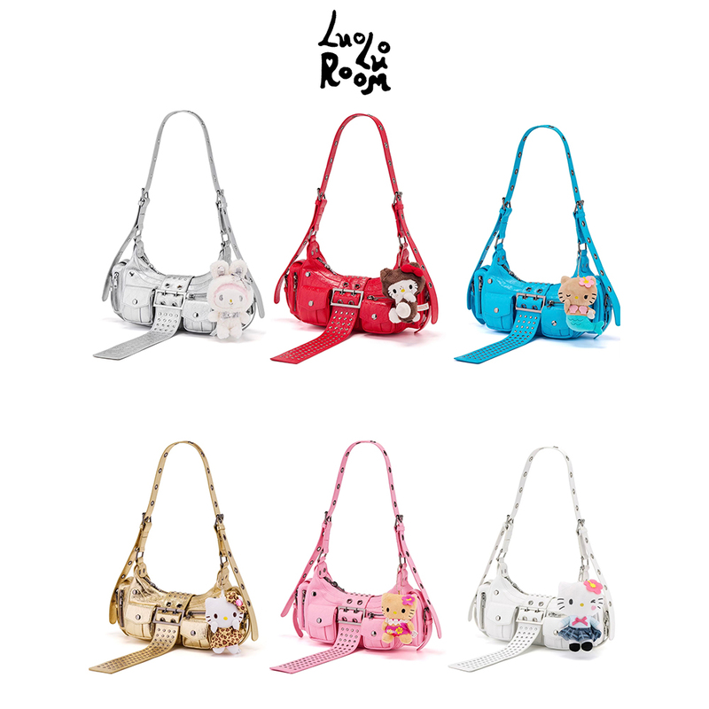 Luoluoroom Original Authentic Product "Rebellious Concubine" Mini Women's Handbag Shoulder Bag in Multiple Colors (No Charms)