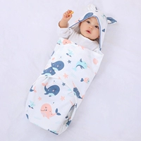 Одеяло для младенца для новорожденных с бабочкой, хлопковый тонкий детский спальный мешок, осеннее