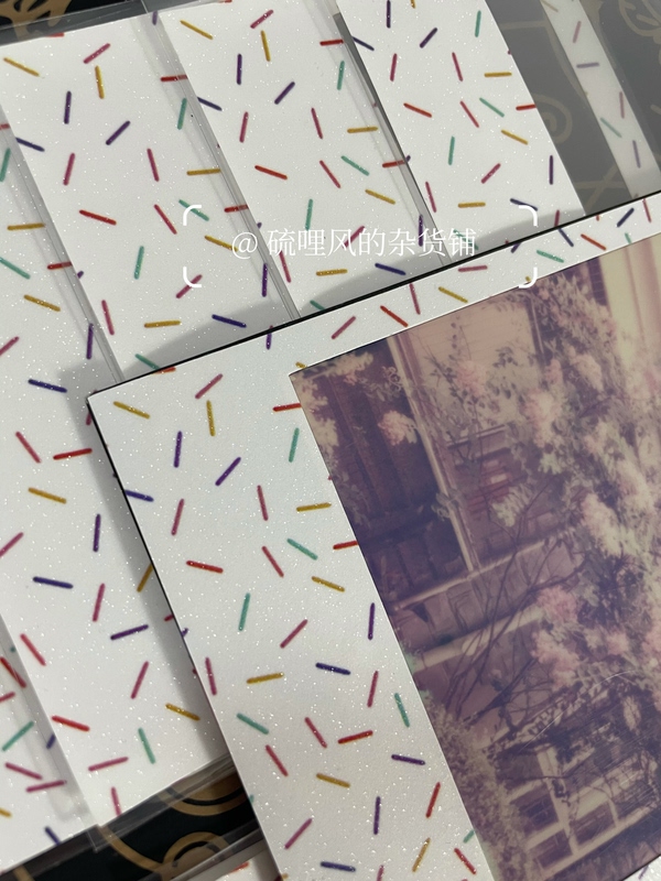 Polaroid Frame Stickers, Large Polaroid 600 Lace Card Film Decoration, Small Card Protection, Same Style as Xiaohongshu Polaroid Frame Stickers, Large Polaroid 600 Lace Card Film Decoration, Small Card Protection, Same Style as Xiaohongshu