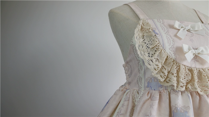 Thiết kế ban đầu Angel Concerto Lace Lolita jsk retro cô gái dễ thương