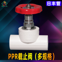 Foshan Rifeng ppr water pipe fittings 20 25 32 40 inner and outer wire valve heating globe valve dark valve