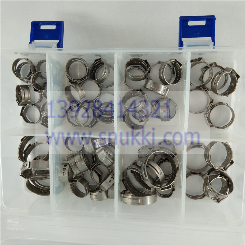 Swiss Otic Single-Ear Stepless Clamp 13.3 15.7 16.8 17.5 25.6 28.6 Set Combination