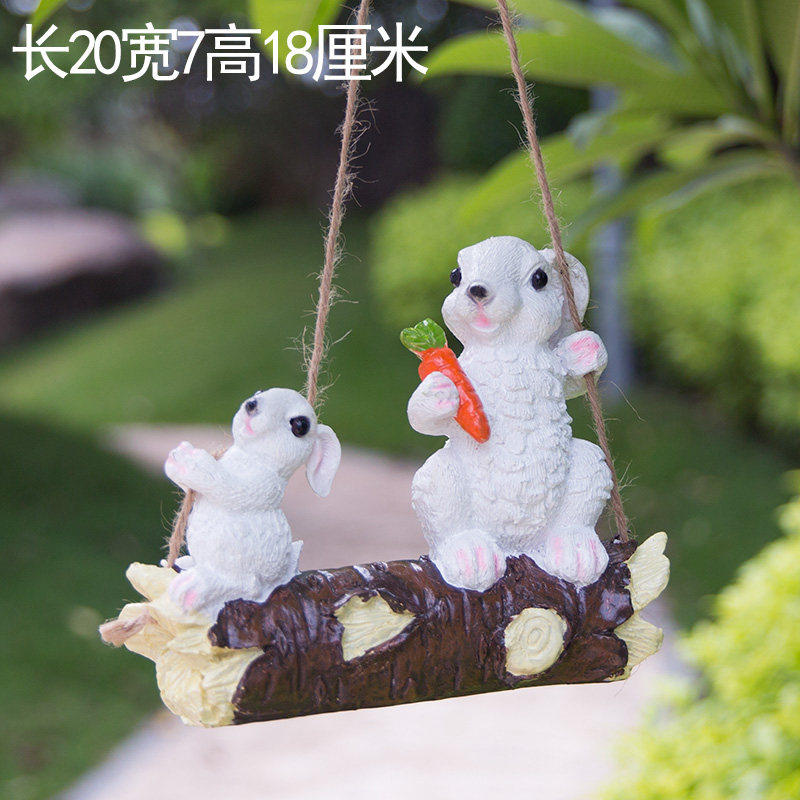 Garden indoor and outdoor courtyard villa decoration creative gardening simulation animal sculpture resin panda koala ornaments