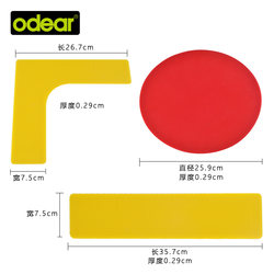 테니스 훈련장 로고 스티커, 바닥 스티커, 훈련 로고 버킷, 육각형 공 장애물, 오딜 전체 세트