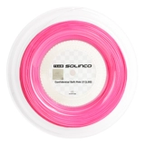 Solinco Solinco Confidential Мягкая теннисная струна, розовая пятиугольная твердая струна из полиэстера, устойчивая к вращению