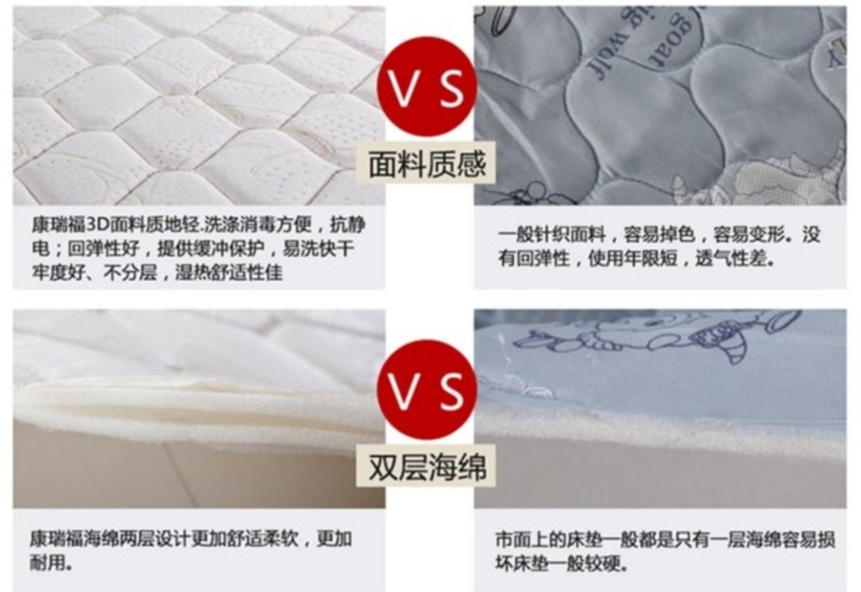 Custom-made nệm chiều dừa tự nhiên cọ mat trẻ em giấc mơ mat 3E dừa zero formaldehyde 1,8 m 1,5 người già và trẻ em dành riêng - Nệm nệm 1m8