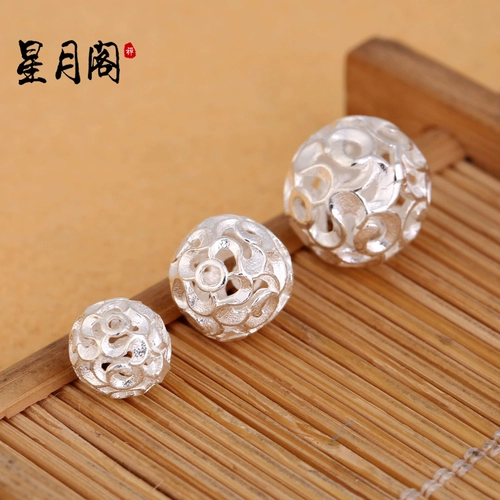 Украшение-шарик, бусины, плетеный браслет из красной нити, агатовый аксессуар, серебро 925 пробы