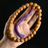 Портативные четки бодхи, браслет, четки из круглых бусин из грецкого ореха подходит для мужчин и женщин