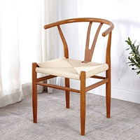 Китайский стиль главный стул Nordic Минималистский отдых обеденный стул Y стул отель металлический имитация деревянного чайного кресла домашнее кресло