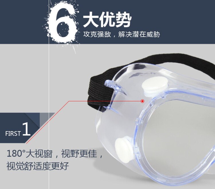 Очки для водителя 防沙骑行眼镜护目镜防尘透气防飞溅男女通用防护眼镜防飞沫眼罩 Horse/drawn vehicles