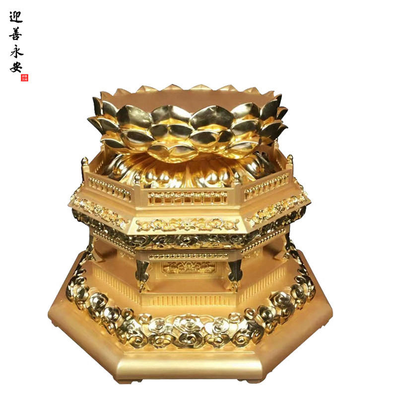 Buddha lotus base Bodhisattva elevated King Kong pedestal Sumeru seat Solid wood Buddha table Wood carving handmade pad height increased