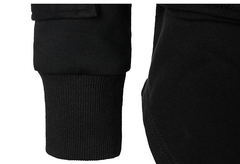 Heren hoodie oversized kapstrui in dark style voor heren_voghion.com