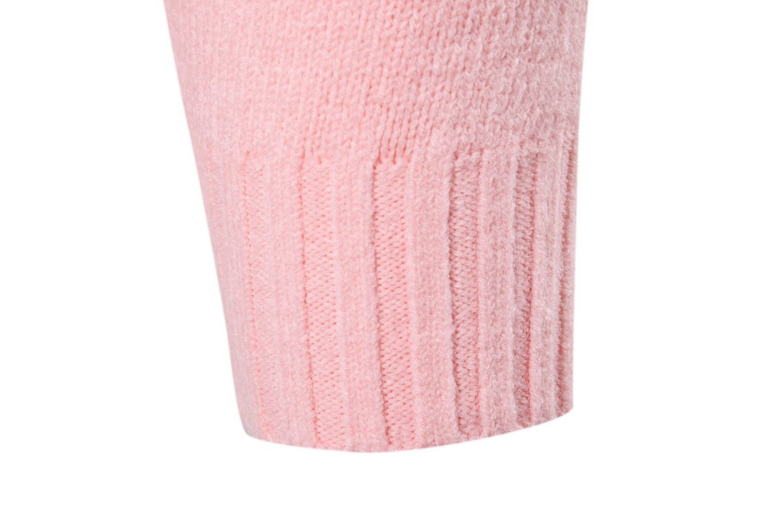 Herre striktrøje med høj hals strik til efterår og vinter_voghion.com