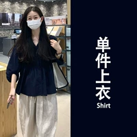 Весенняя этническая рубашка, 2025 года, этнический стиль, изысканный стиль, в западном стиле