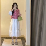 Трикотажный лонгслив, весеннее платье, комплект, 2025 года