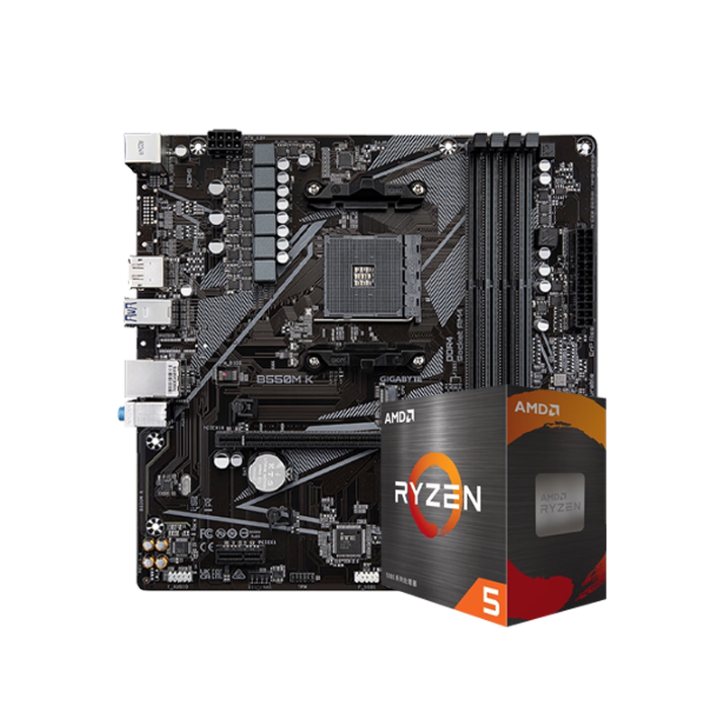 Amd Ryzen R5 5600/5500X3D/5700X Loose Chip Cpu Processor A520 Motherboard B550 Board U Set Amd Ryzen R5 5600/5500X3D/5700X Loose Chip Cpu Processor A520 Motherboard B550 Board U Set