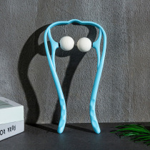 Customized logo cervical vertebra massager Manual Home handheld kneading massage clip neck massager