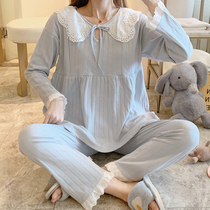 Increase The Moon clothes spring and autumn winter summer cotton thin postpartum maternity set feeding breastfeeding clothes pregnant women pajamas women