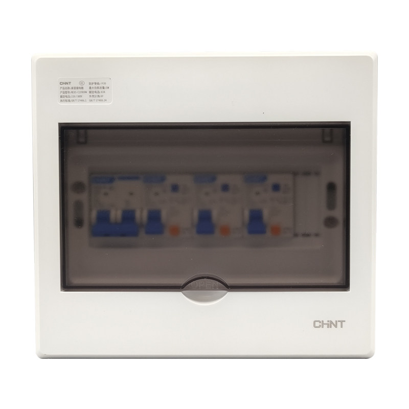 Chint Household Surface-Mounted Complete Circuit Breaker Distribution Box Main Switch Rural 220V Leakage Protection Concealed Meter Box