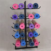 Yoga mat shelf Yoga column storage rack Floor removable foam pad sports fitness placement rack storage