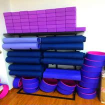 Yoga mat storage rack Gym equipment storage Yoga hall finishing rack storage rack Large capacity household