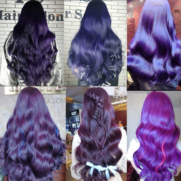 Usd 9 11 Purple Hair Cream Purple Hair Dye Hair Cream Red Violet