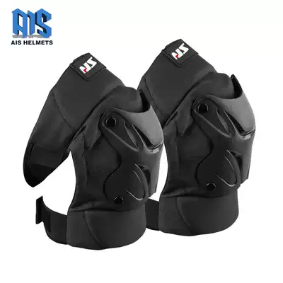 Aishi summer motorcycle men's riding knee pads, anti-fall knight equipment, windproof, warm leggings, motorcycle protective gear, breathable