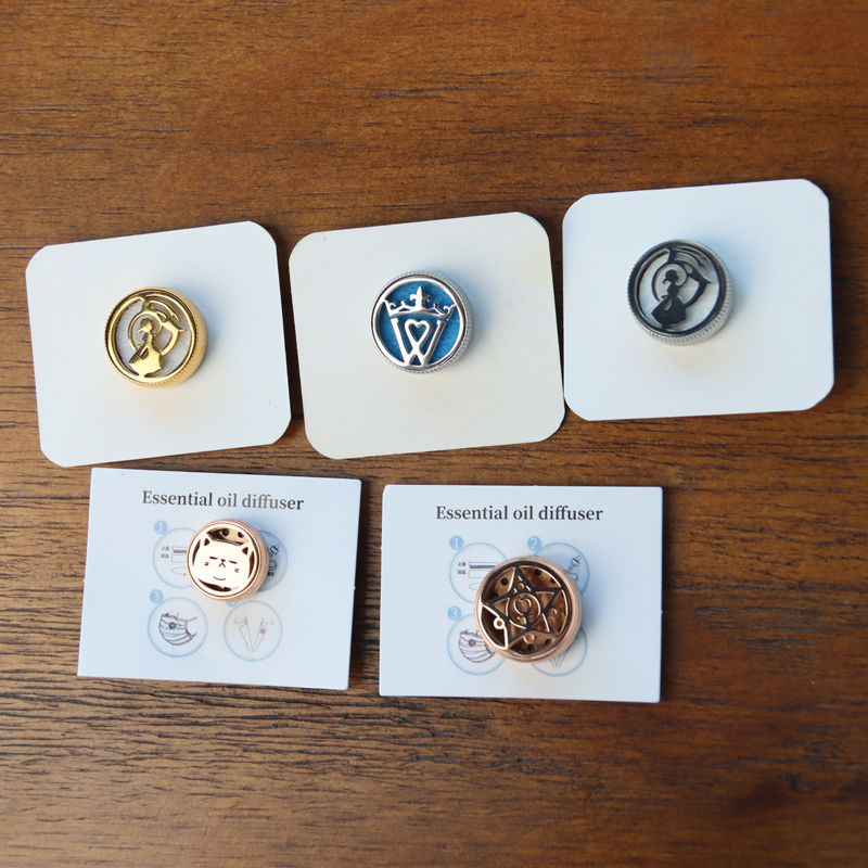 Mask Aromatherapy Buckle Mini Diffuser Essence Single Compound Essential Oil Fragrance Fragrance Clip Buckle Magnetic Buckle Suction Buckle Pin