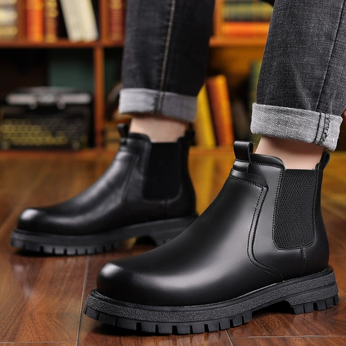 Martens, удерживающие тепло челси, из натуральной кожи