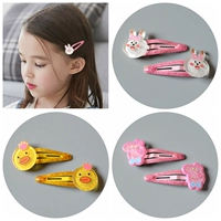 Phụ kiện tóc trẻ em mới sáng bóng phim hoạt hình nhỏ giọt bb clip cô gái kẹp tóc cô gái bangs clip em bé kẹp tóc trang sức kẹp nơ