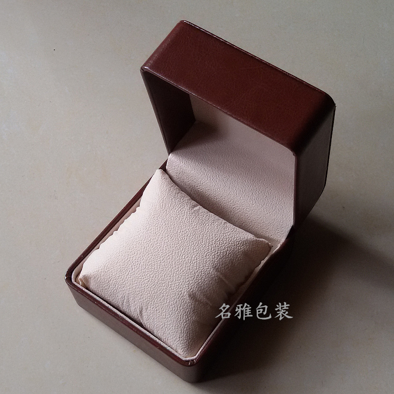 Lật hộp đồng hồ pu da đồng hồ lớn hộp đồng hồ đeo tay hộp có thể được in hình ảnh văn bản LOGO hộp đồng hồ tùy chỉnh - Vòng đeo tay Clasp vòng dâu tằm cho bé