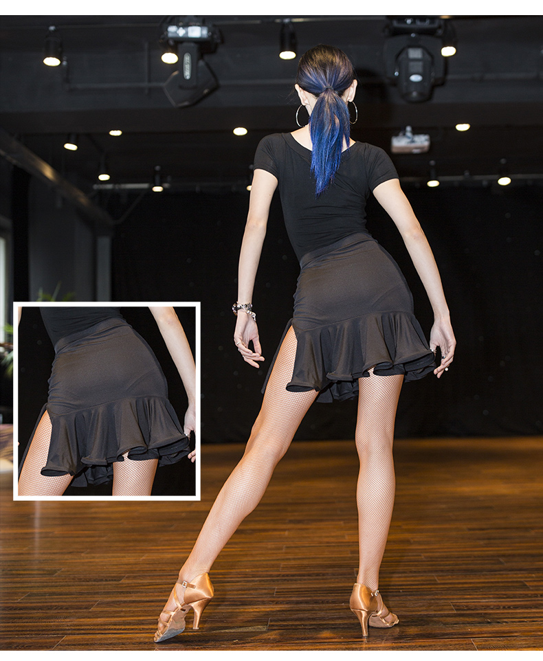 Trang phục khiêu vũ Dancebaby Latin dành cho nữ trưởng thành mới nhảy múa Latin nhảy chéo với váy ID71 - Khiêu vũ / Thể dục nhịp điệu / Thể dục dụng cụ trang phục khiêu vũ cha cha cha