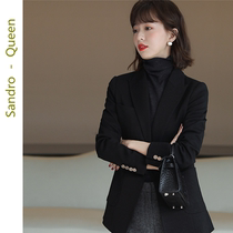 Sandro Queen wool in suit jacket women 2021 fall new casual temperament small western suit blouses