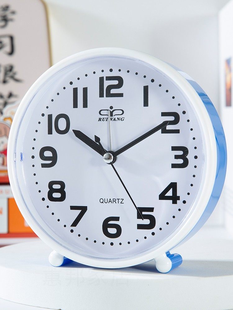 Large Print Clock for the Elderly, Desktop Clock with Clear Dial, Bedside Clock for Students and Children, New Desktop Alarm Clock