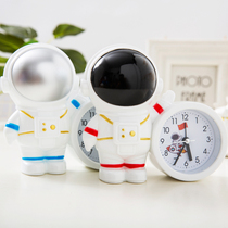 Alarm clock student cartoon astronaut clock personality creative net red children boys and girls cute alarm clock watch