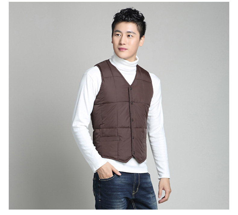 Débardeur homme gilet en nylon pour hiver - Ref 1588655 Image 17