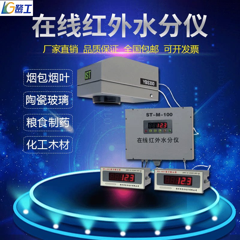 Infrared Sheung Shui splitter Wood fiber feed moisture tester Paper Non-touch water content Detector New