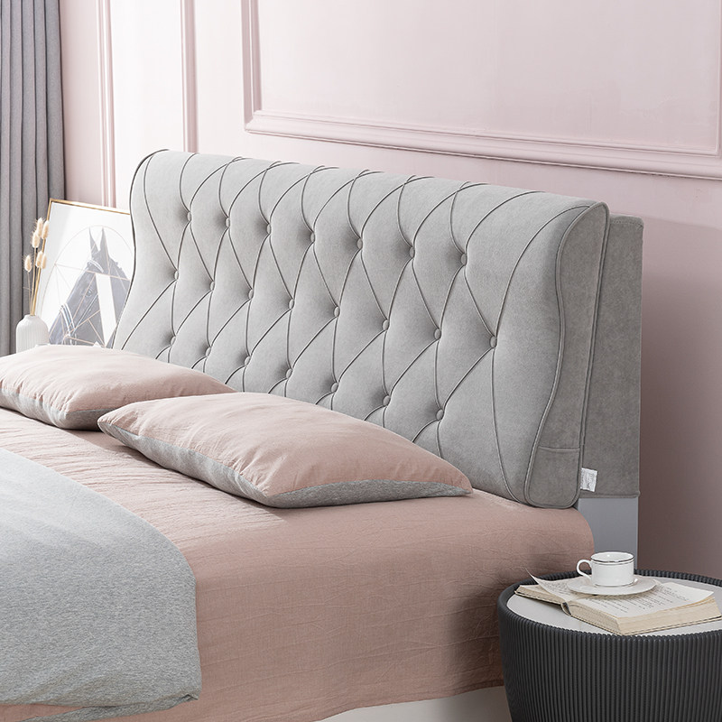 Bedside cushion soft pack large backpack can be removed and simple modern in air bedroom anti-collision double long pillow